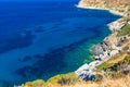 Sea in the Elba island near Chiessi, Italy Royalty Free Stock Photo