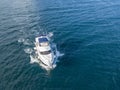 Sea emergency service motor boat rescue team isolated in ocean ÃÂ¼