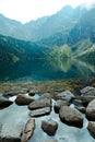 Sea Eye lake in Poland. Landscape of nature.