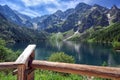 Sea Eye lake in the Polish Tatras. Lake of the top five best lakes in the world