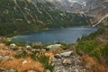 Sea Eye (Morskie Oko) lake near Zakopane. Poland Royalty Free Stock Photo