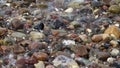 Sea Foam - breakers - stone beach