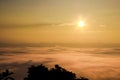 Sea fog , nan provinces - nan thailand