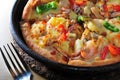 Sea food pizza pie