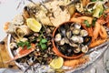 Sea food plate