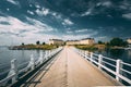 Sea Fortress. Residential Building At Suomenlinna In Helsinki,