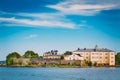 Sea Fortress. Residential Building At Suomenlinna In Helsinki,