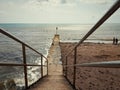 Sea front in Dawlish, United Kingdom