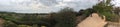 Sea of Galilee panorama seen from the Church of Beatitudes Royalty Free Stock Photo