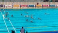 SEA Games water polo action Singapore Indonesia Royalty Free Stock Photo