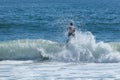 Surfing in Sea Girt New Jersey