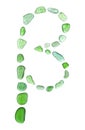 Sea glass symbol Royalty Free Stock Photo