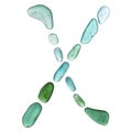 Sea glass symbol Royalty Free Stock Photo