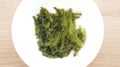 Sea grape seaweed, uni budou. japanese seaweed Royalty Free Stock Photo