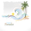 Sea Graphics Series - Hawaiian Surfing