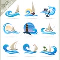 Sea Graphics Series - Premium Sea Travel Icons