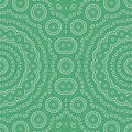 Sea green detailed mosaic tiles seamless pattern