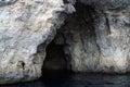 Sea Grotto in a gray rock