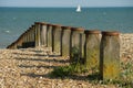 Sea Groynes Royalty Free Stock Photo