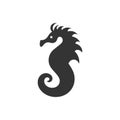 Sea horse icon Royalty Free Stock Photo