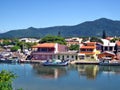 Sea house views Florianopolis Royalty Free Stock Photo