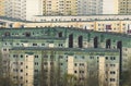 section of a housing estate in Berlin-Marzahn Royalty Free Stock Photo