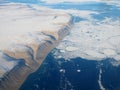 sea ice in Canadian Arctic, Devon island, Nunavut