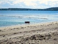 Sea island ireland boat landscape Royalty Free Stock Photo