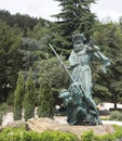 Sea King Neptune sculpture in the resort Aivazovsky