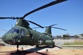 Sea Knight CH-46 display inside Flying Leatherneck Aviation Museum in San Diego, California