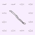 sea lamprey icon. Fish icons universal set for web and mobile