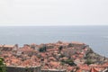 Sea and landmark view Dubrovnik Croatia Royalty Free Stock Photo