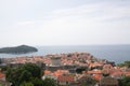 Sea and landmark view Dubrovnik Croatia