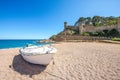 Sea landscape Badia bay in Tossa de Mar in Girona