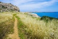 Sea landscape in Cyprus Royalty Free Stock Photo