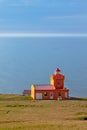 Sea Landscape with Orange Lighthouse