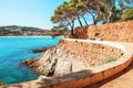 Sea landscape in the Spain. Beautiful view of the CamÃÂ­ de Ronda