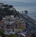 Sea landscape of the town of Vietri
