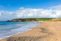 Sea lapping in Praa Sands Cornwall England UK