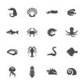 Sea life icons