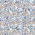 Sea Life Vintage Vector Pattern