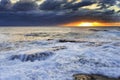 Sea Maroubra Surf over rocks Royalty Free Stock Photo
