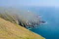 Rocky shoreline of the Island of Lundy off Devon Royalty Free Stock Photo