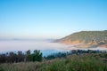 Sea of mist in the morning at Khao Kho,Phetchabun Province,northern Thailand. Royalty Free Stock Photo