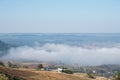 Sea of mist in the morning at Khao Kho,Phetchabun Province,northern Thailand. Royalty Free Stock Photo