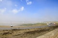 Sea Mist at Gwbert on Sea Royalty Free Stock Photo