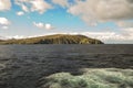 SEA AND MOUNTAIN AROUND CAPE HORN Royalty Free Stock Photo