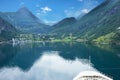 Sea and mountain, Norway fjords