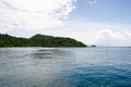 Sea and mountains are beautiful in the abundant nature