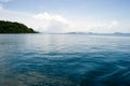 sea and mountains are beautiful in the abundant nature